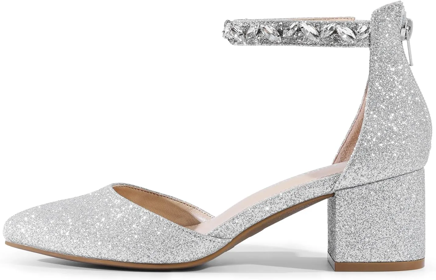 DREAM PAIRS Women's Low Heel Pump Shoes