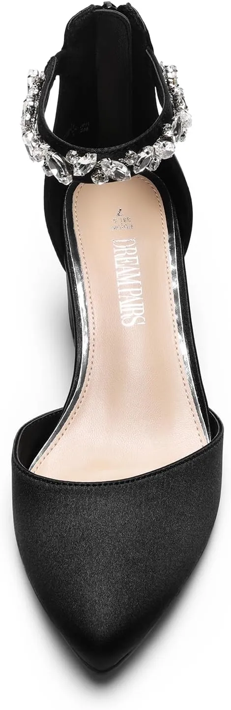 DREAM PAIRS Women's Low Heel Pump Shoes