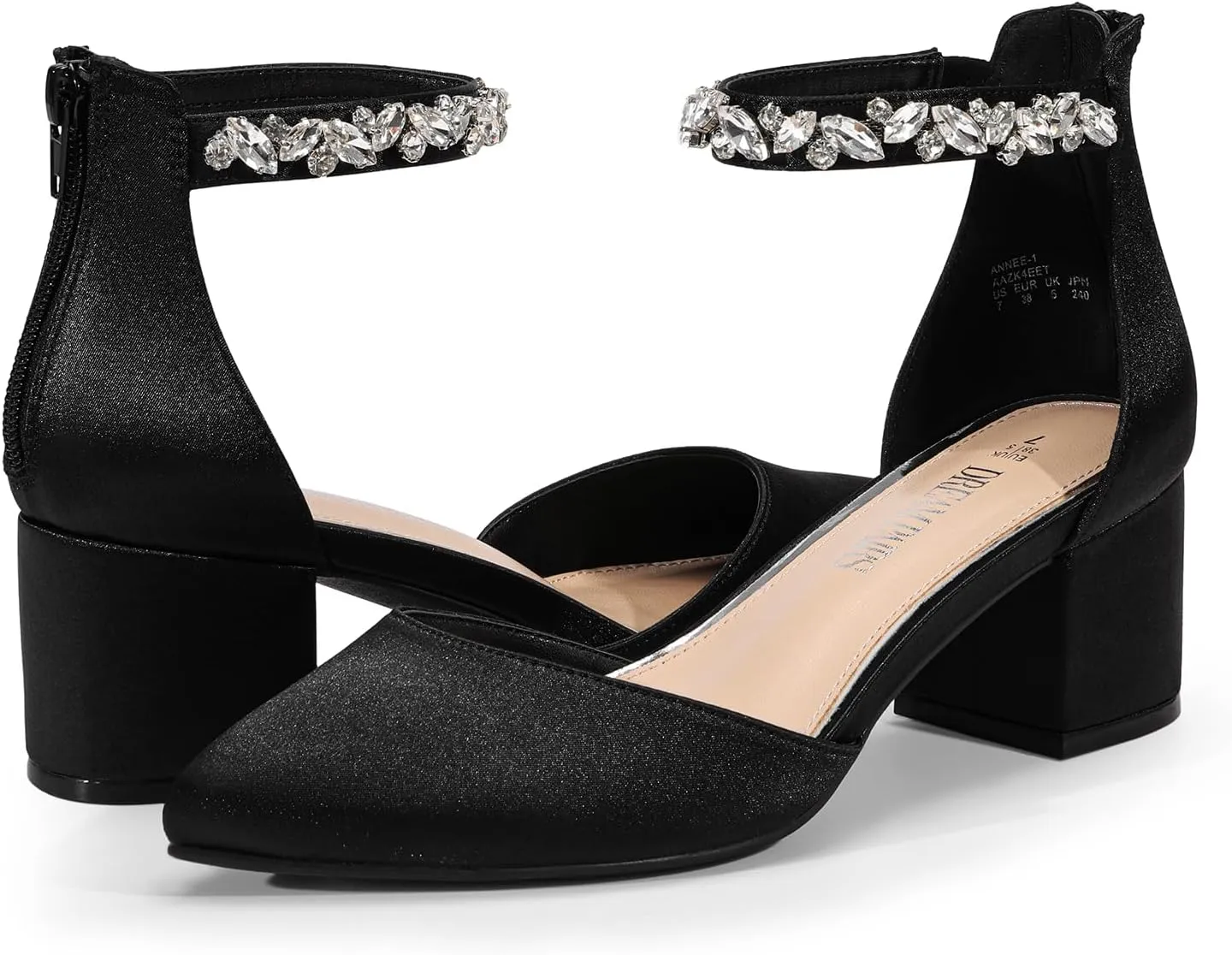 DREAM PAIRS Women's Low Heel Pump Shoes