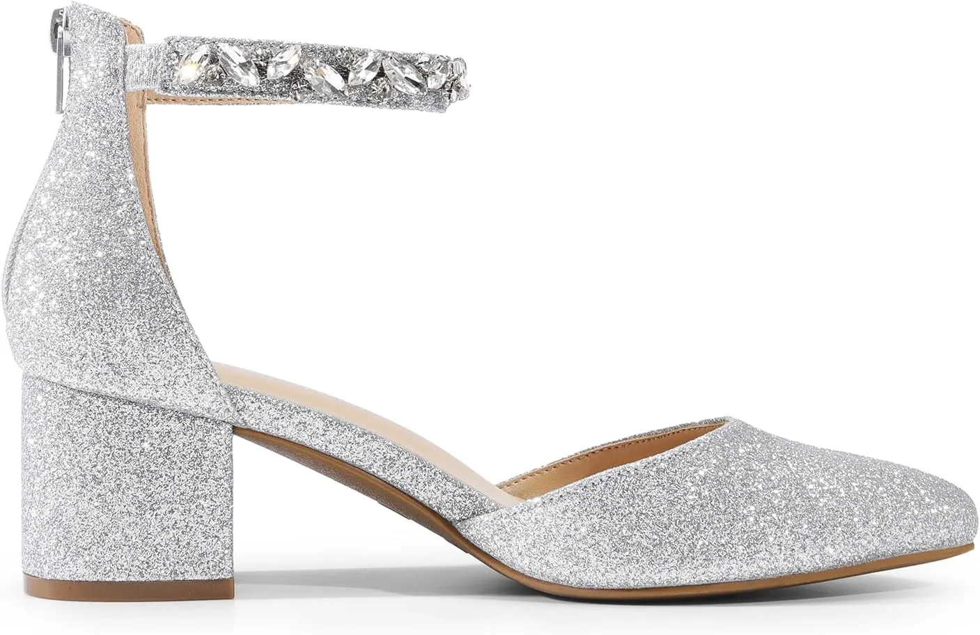 DREAM PAIRS Women's Low Heel Pump Shoes