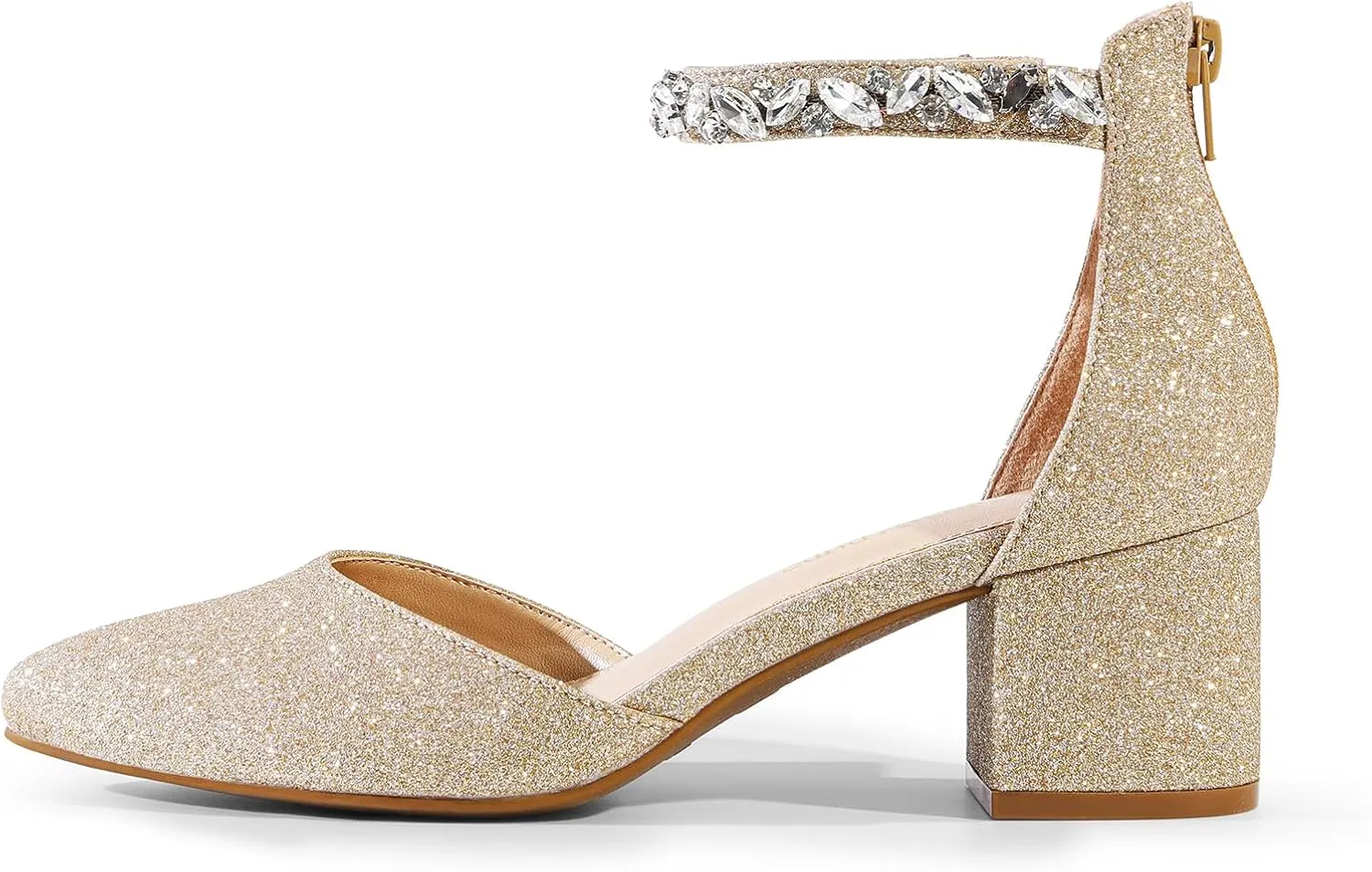 DREAM PAIRS Women's Low Heel Pump Shoes