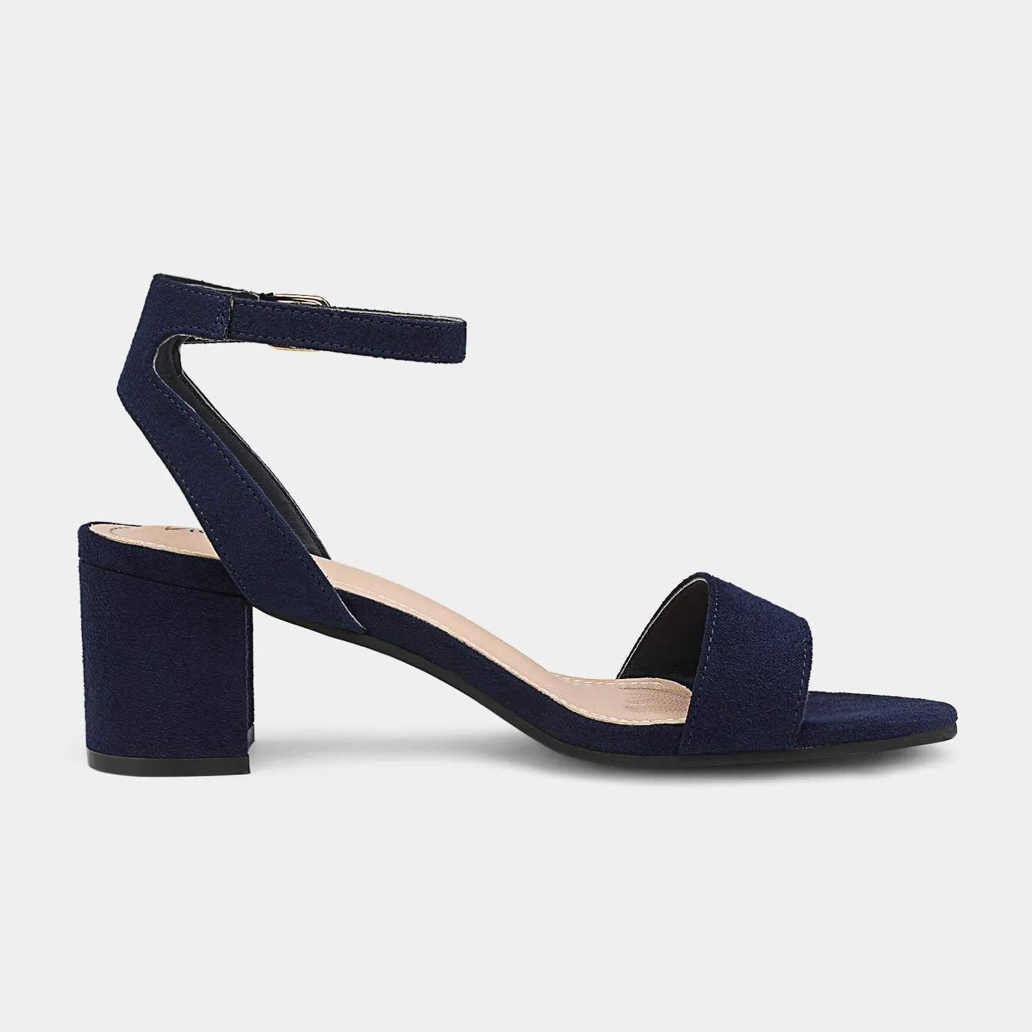 DREAM PAIRS Women's Open Toe Ankle Strap Low Block Chunky Heels Sandals Party Dress Pumps Shoes