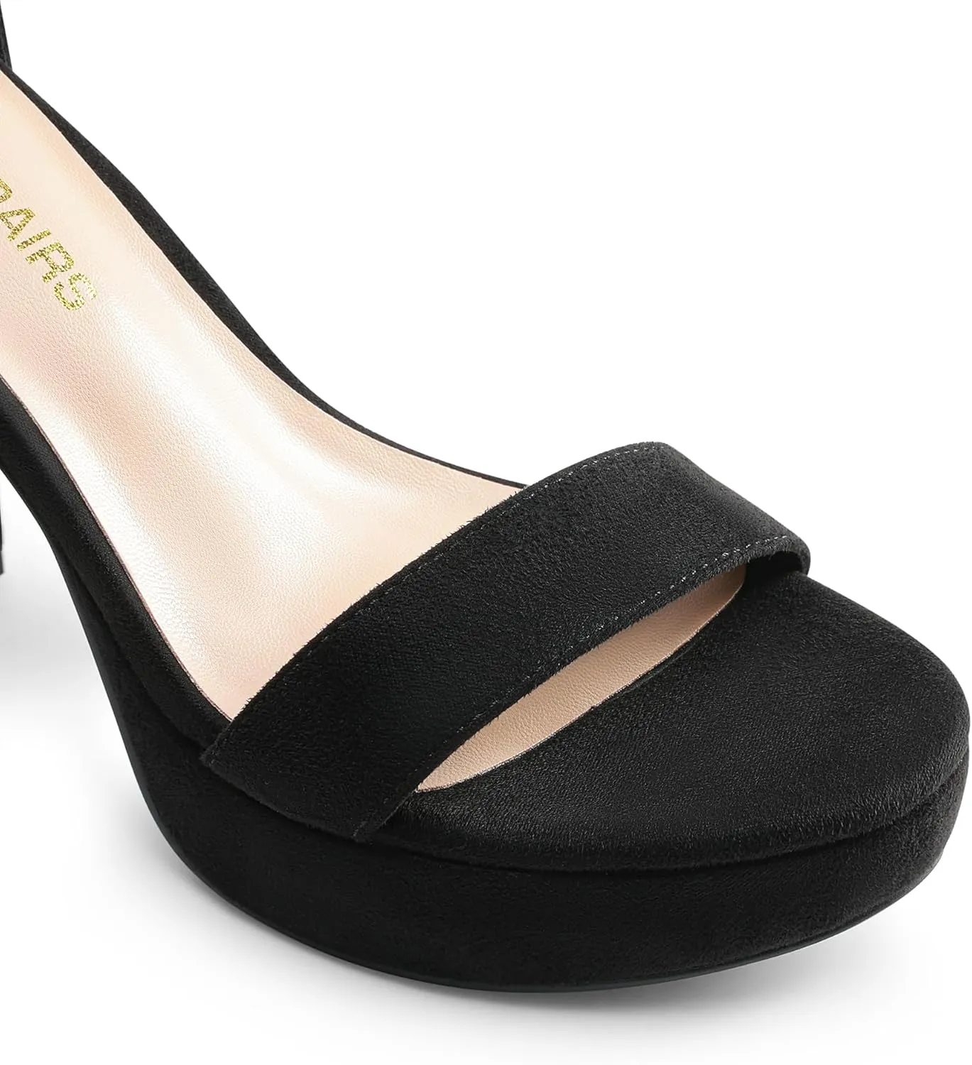 DREAM PAIRS Women's Platform Chunky High Heeled Sandals Open Toe Block Heels Ankle Strap Dress Shoes for Wedding Party Evening