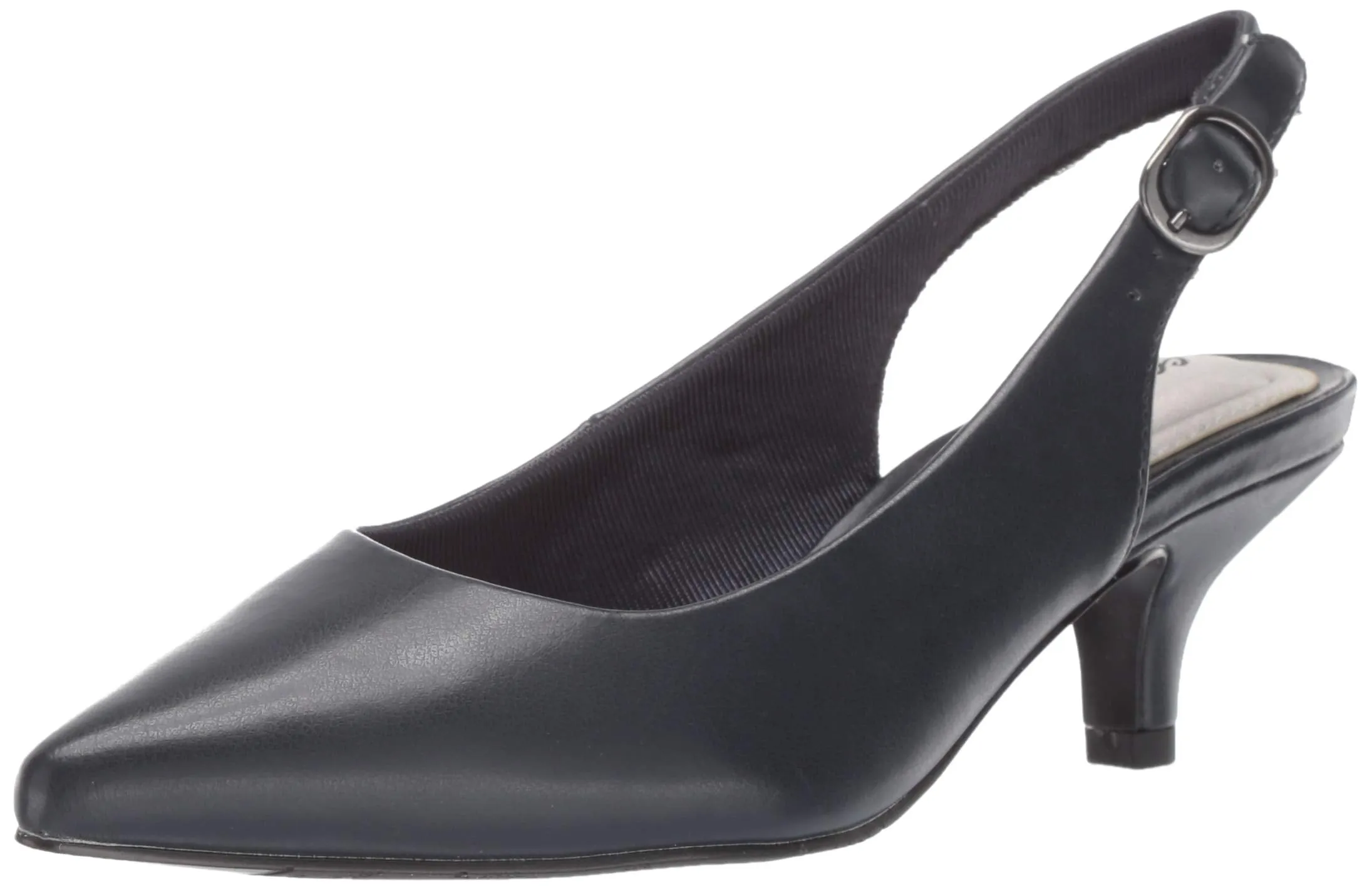 Easy Street Women's Faye Pump, Navy, 7.5