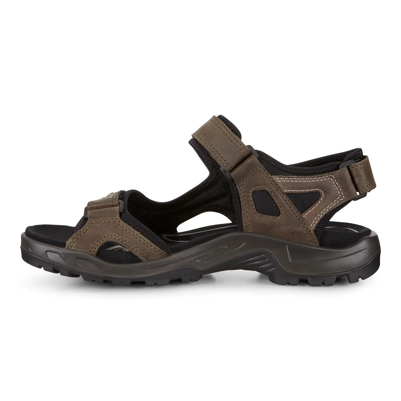 Ecco men's 069564-56396 Yucatan sandal tarmac/moon rock (size 47)