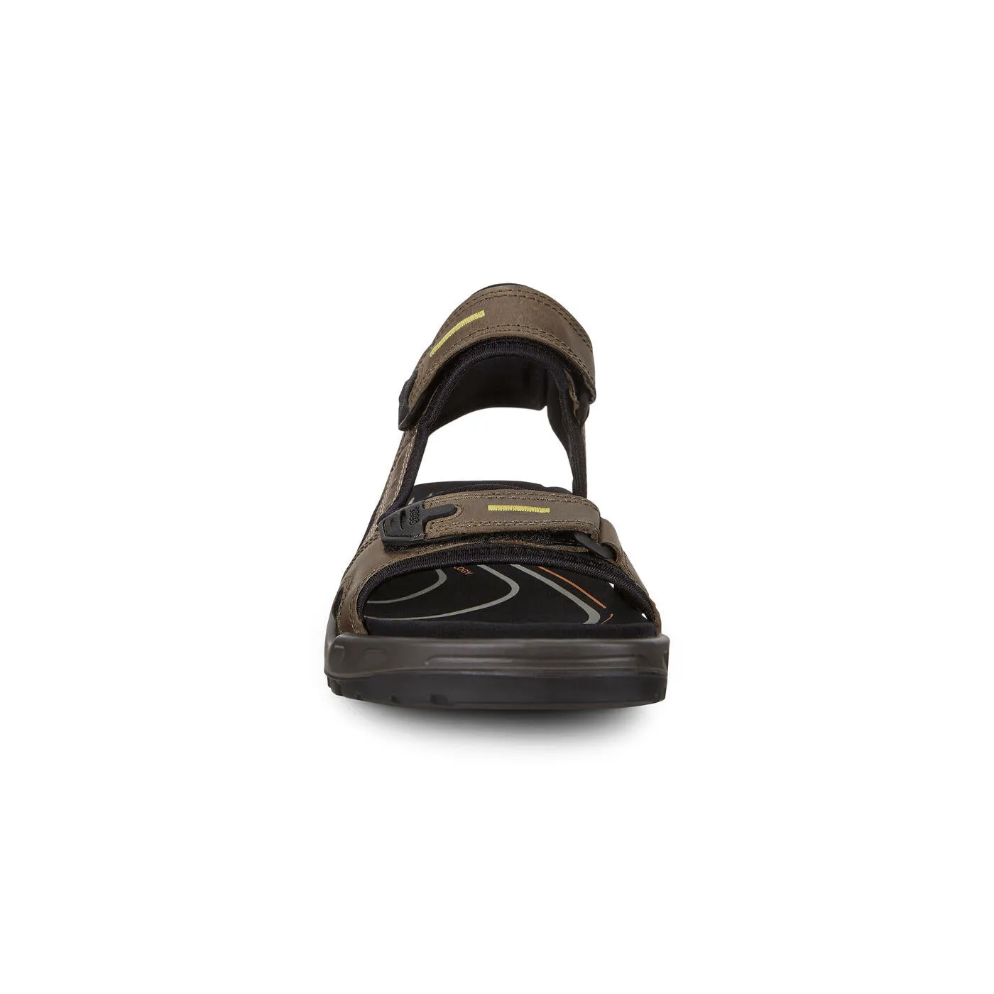 Ecco men's 069564-56396 Yucatan sandal tarmac/moon rock (size 47)