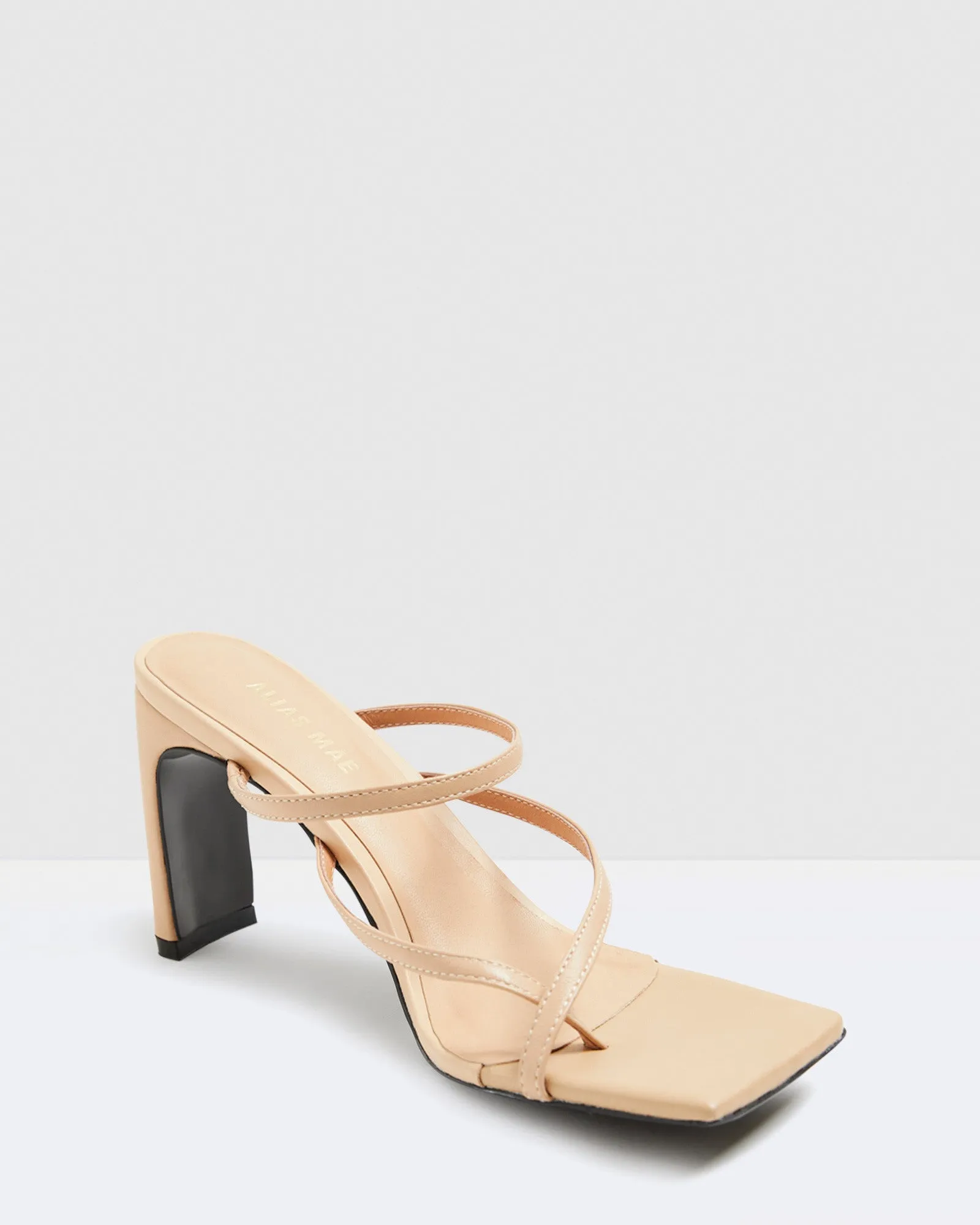 Esther Leather Heels Natural