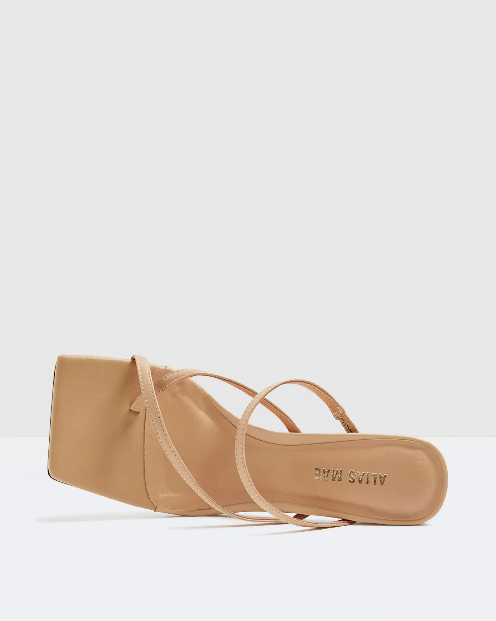 Esther Leather Heels Natural