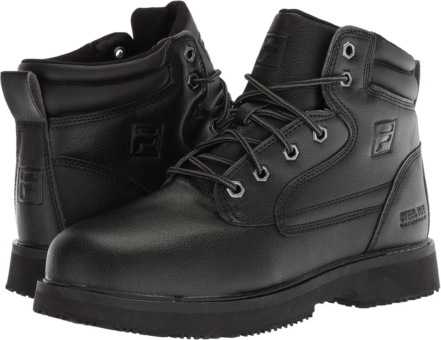 Fila Men's Landing Steel Slip Resistant Industrial Work Boot Food Service Shoe