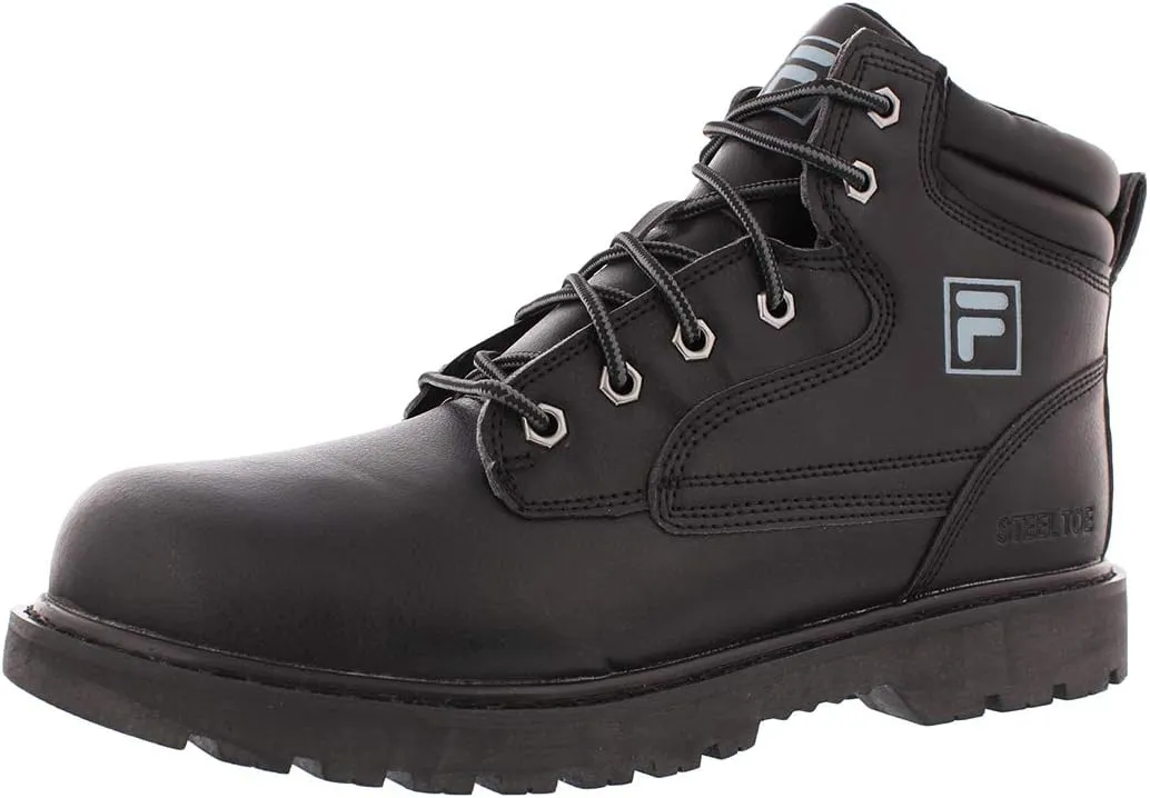 Fila Men's Landing Steel Slip Resistant Industrial Work Boot Food Service Shoe