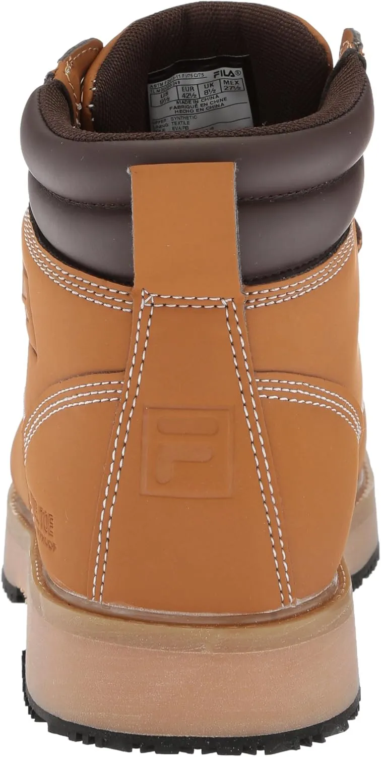 Fila Men's Landing Steel Slip Resistant Industrial Work Boot Food Service Shoe