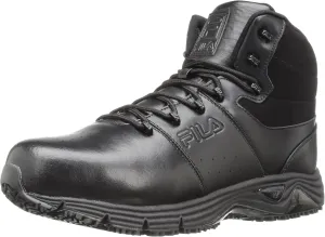 Fila Men's Memory Breach Work Slip Resistant Steel Toe Walking Shoe