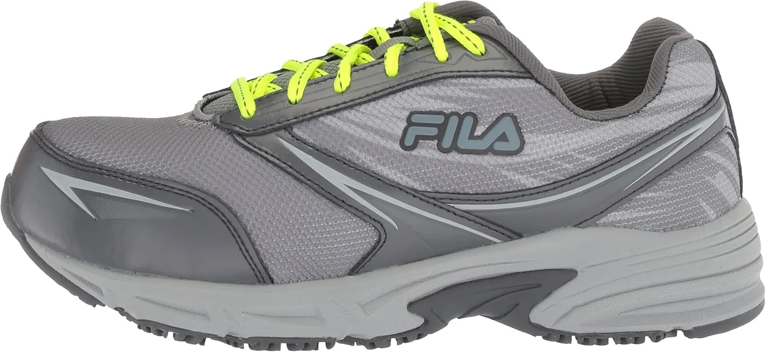 Fila Women's Memory Reckoning 8 Slip Resistant Steel Toe Running Shoe Sr St