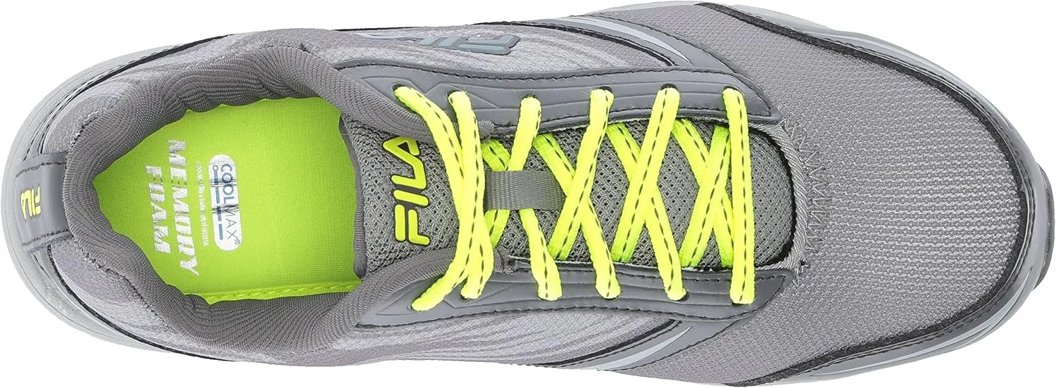 Fila Women's Memory Reckoning 8 Slip Resistant Steel Toe Running Shoe Sr St