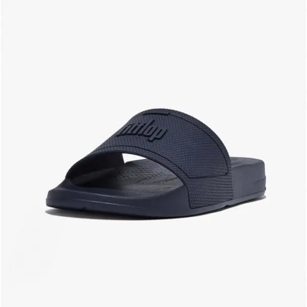 FitFlop iQUSHION SLIDES Womens Rubber Sliders Midnight Navy