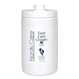 Foot Cream by Nordic Care for dry skin and cracked heels, 32oz with pump