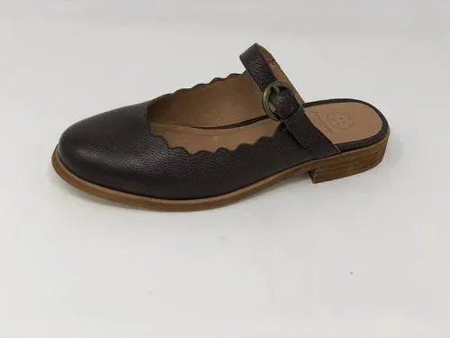 Glendale Mary-Jane Scalloped  Ballerina Flat