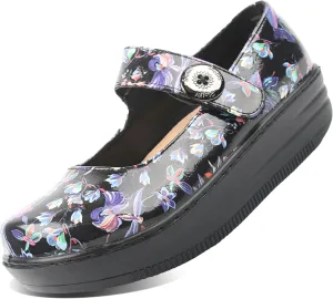 Glolily Women's Comfort Clogs- Professional Lightweight Slip-Resistant Work Shoe with Extra Cushion and Removeable Orthotic Arch Support Footbed for Women