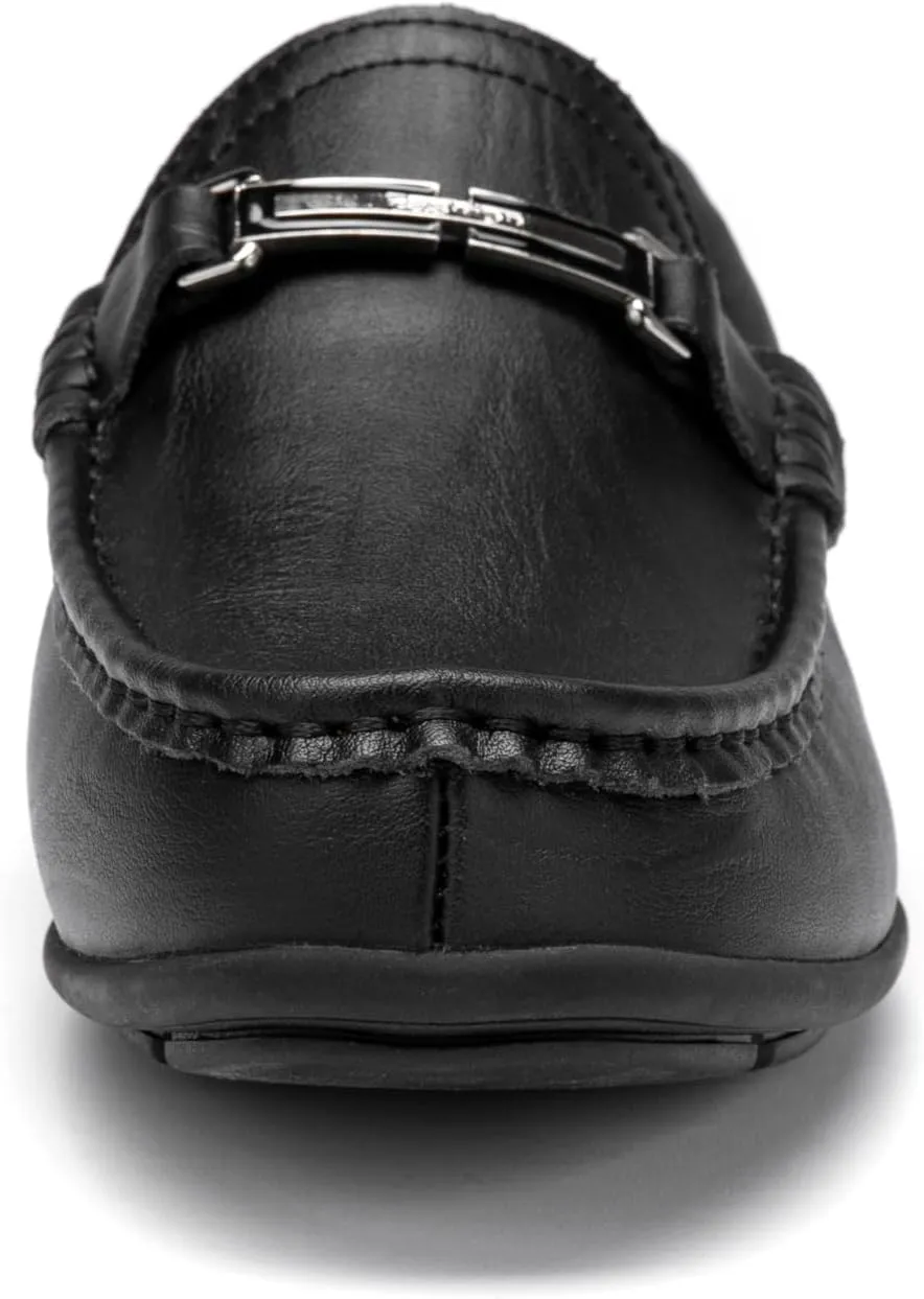 Go Tour Men’s Casual Leather Fashion Slip on Loafers Shoes