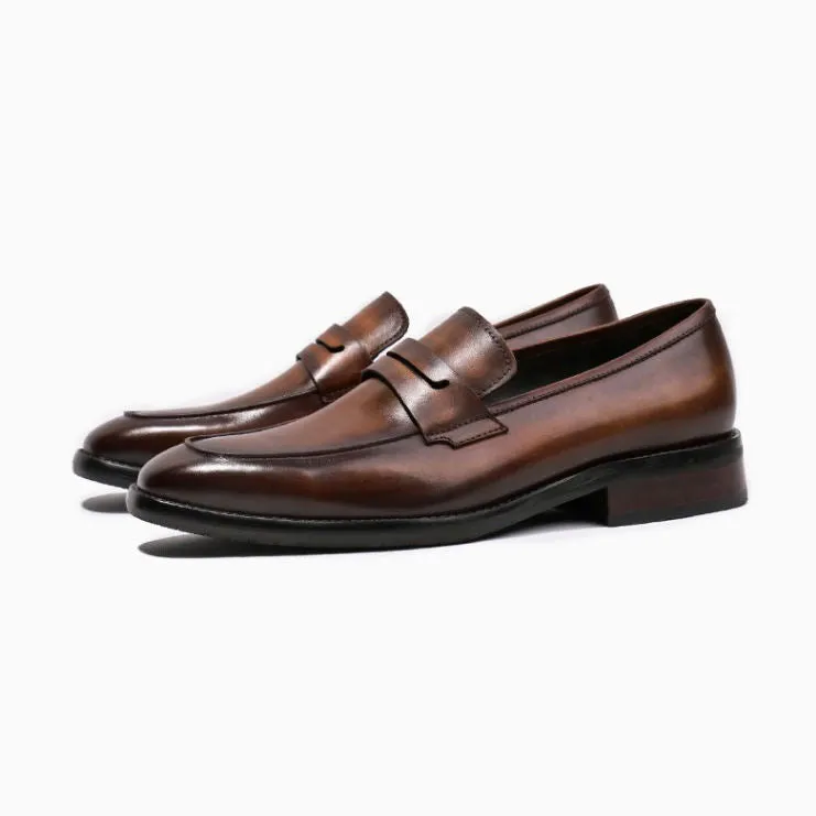 Handmade Full Grain Leather Loafer Shoes