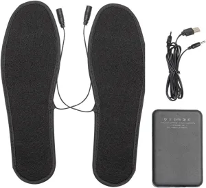 Heated Insoles Rechargeable Electric Heated Shoes Inserts for Women Men Wireless Foot Warmer for Hunting Hiking