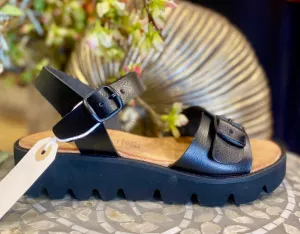 Heavenly Feet Sandals in Black