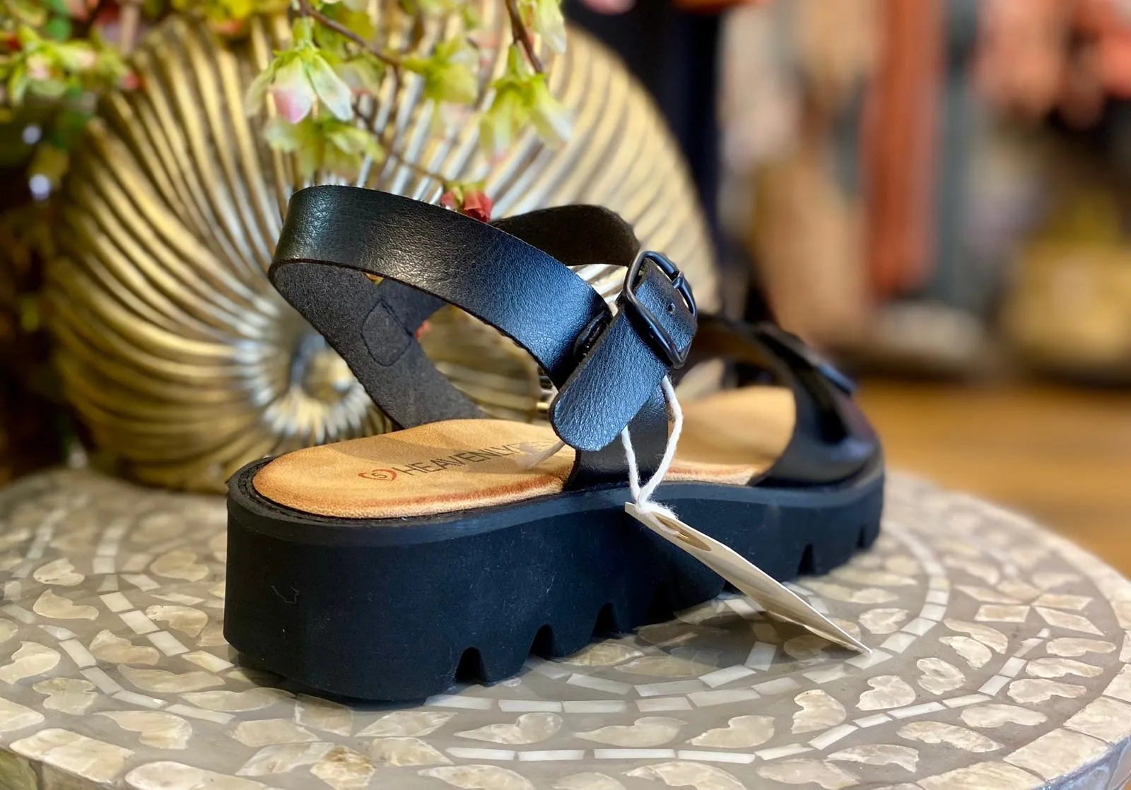 Heavenly Feet Sandals in Black