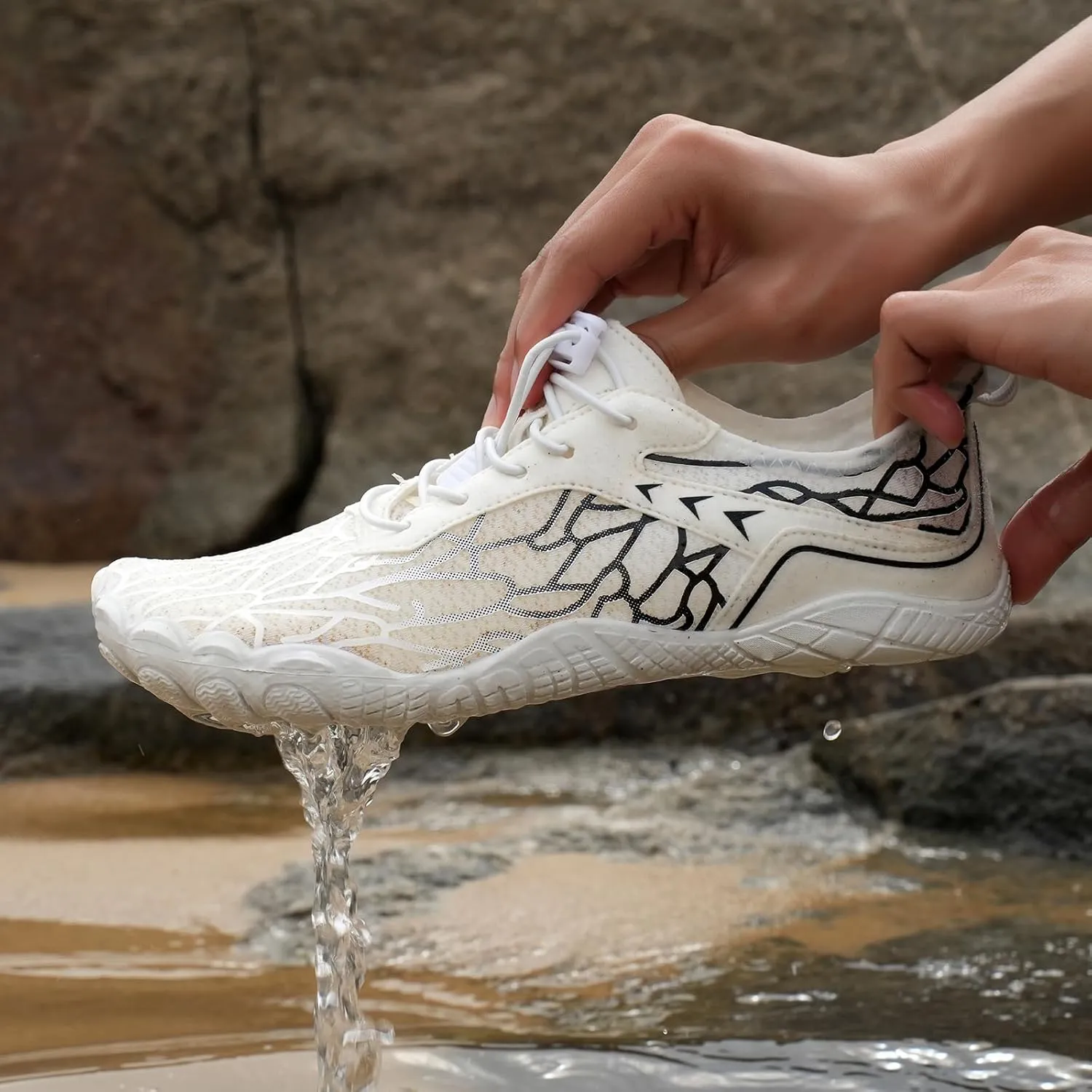 Hike Barefoot Shoes for Women Minimalist Trail Running Barefoot Shoes Wide Toe Box Comfortable Athletic Footwear Pro Healthy and Non-Slip Breathable Barefoot Shoe Hiking Walking Shoe Unisex