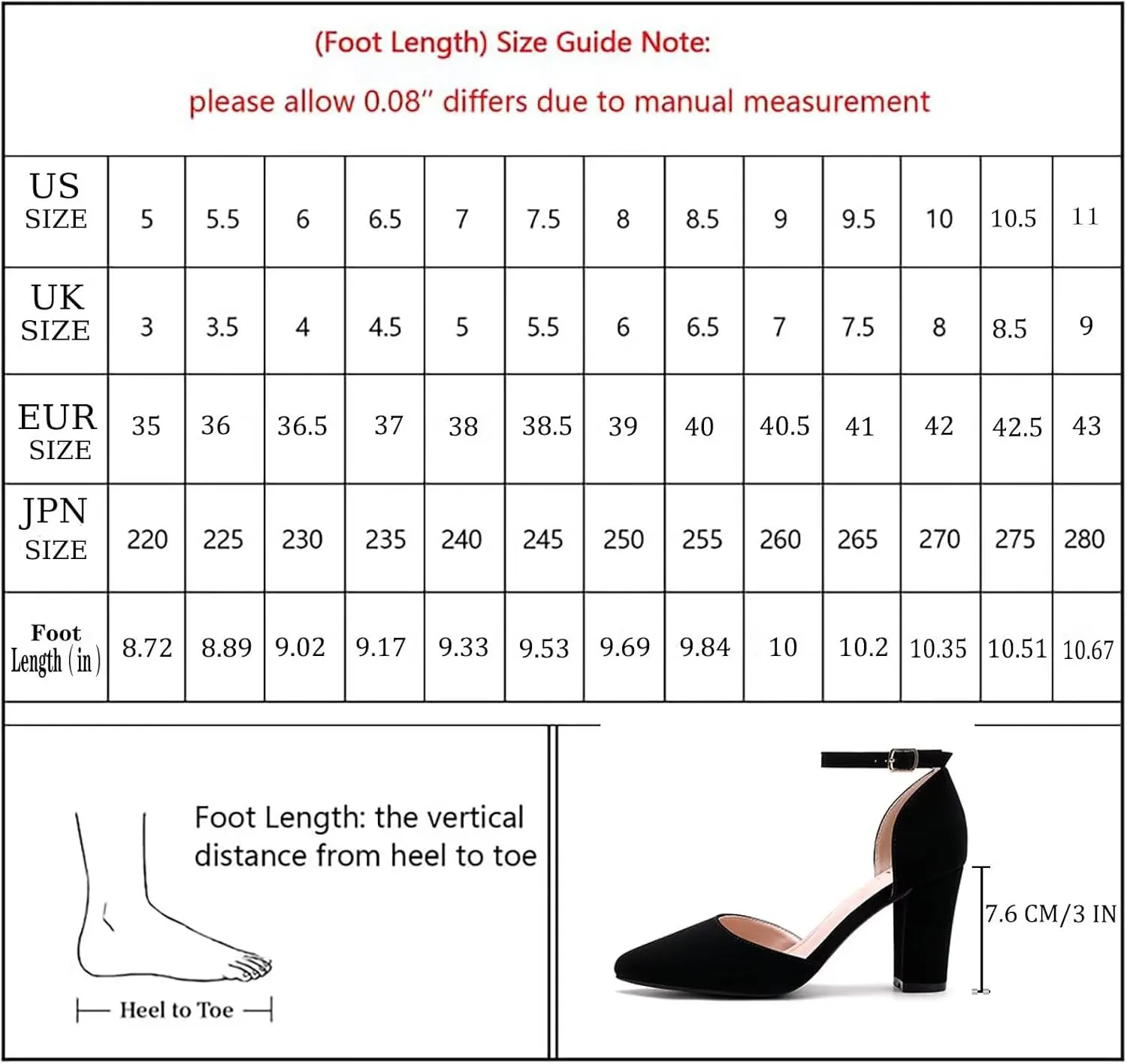 HKL Women's Closed Toe Pointed Heels Pumps