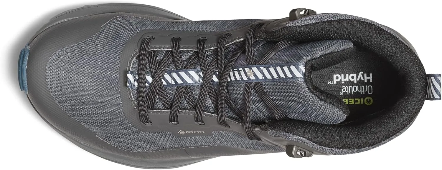Icebug Womens Haze Mid BUGrip GTX Midcut Hiking Shoe with Carbide Studded Traction Sole