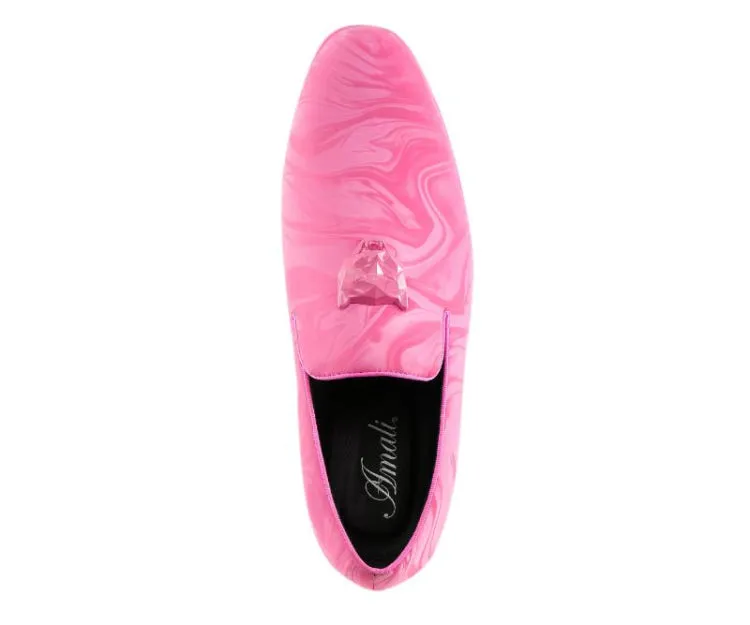 Jano Pink Smoking Loafers