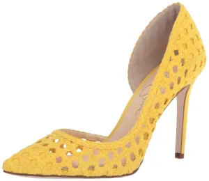 Jessica Simpson Women's Paimee D'Orsay Pump, Yellow, 5.5