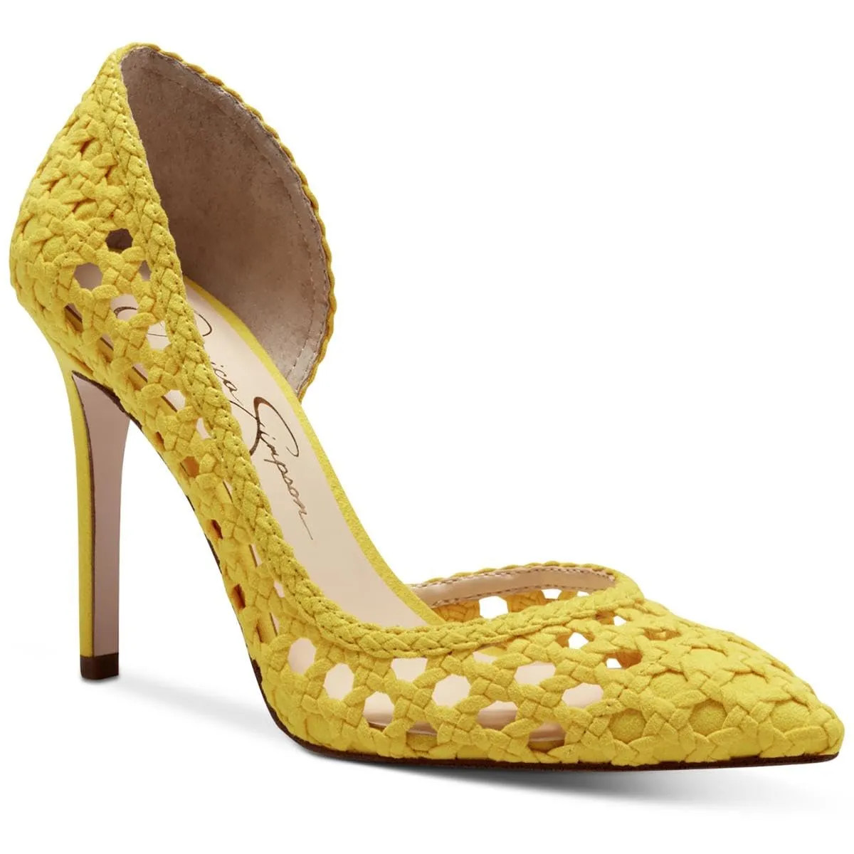 Jessica Simpson Women's Paimee D'Orsay Pump, Yellow, 5.5