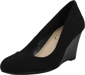 Jessica Simpson Women's Sampson Round Toe Wedge Heels Pumps