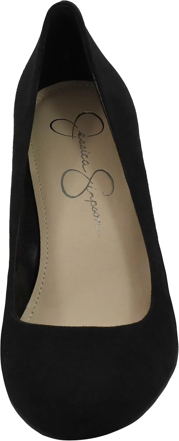 Jessica Simpson Women's Sampson Round Toe Wedge Heels Pumps