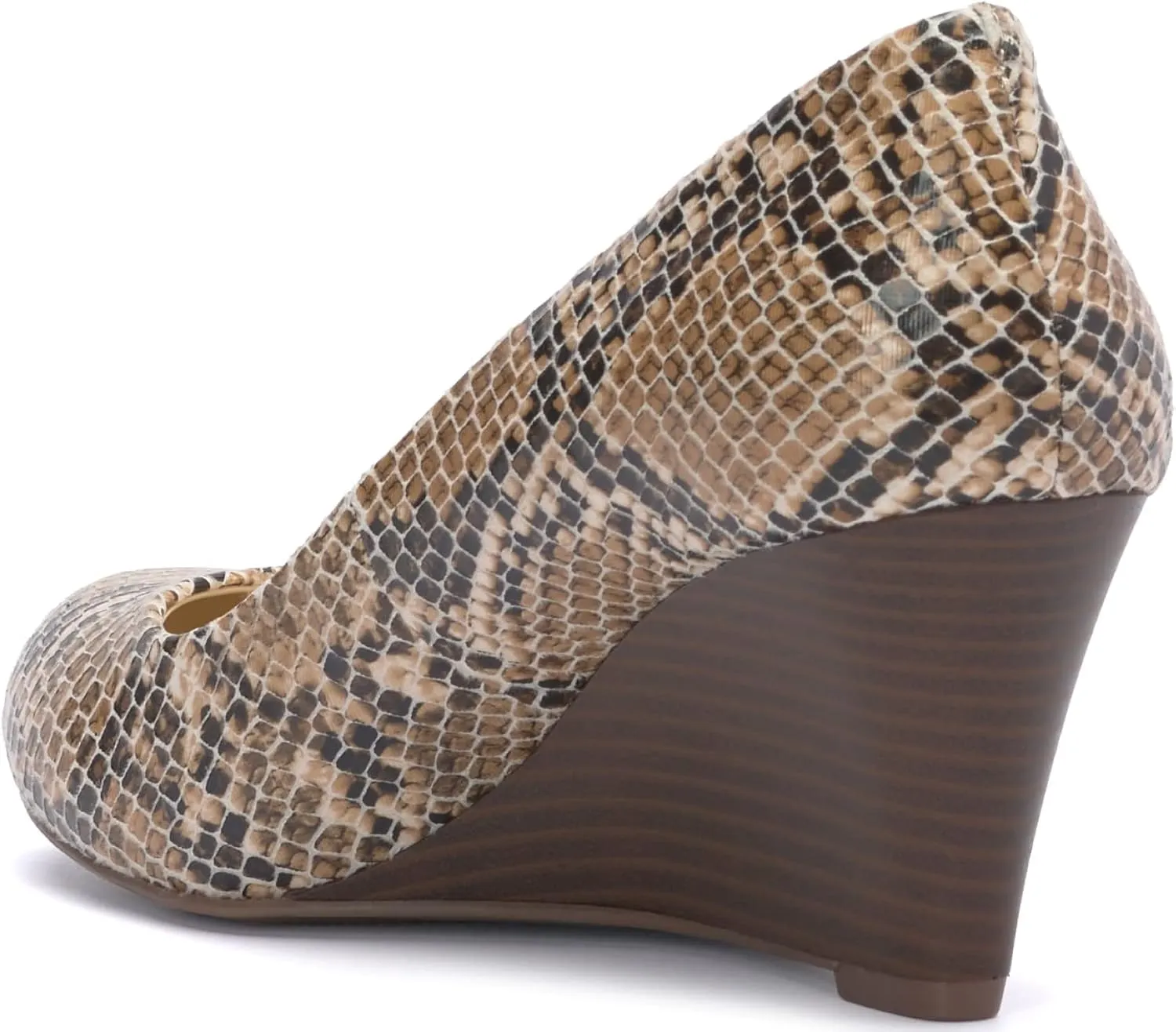 Jessica Simpson Women's Sampson Round Toe Wedge Heels Pumps