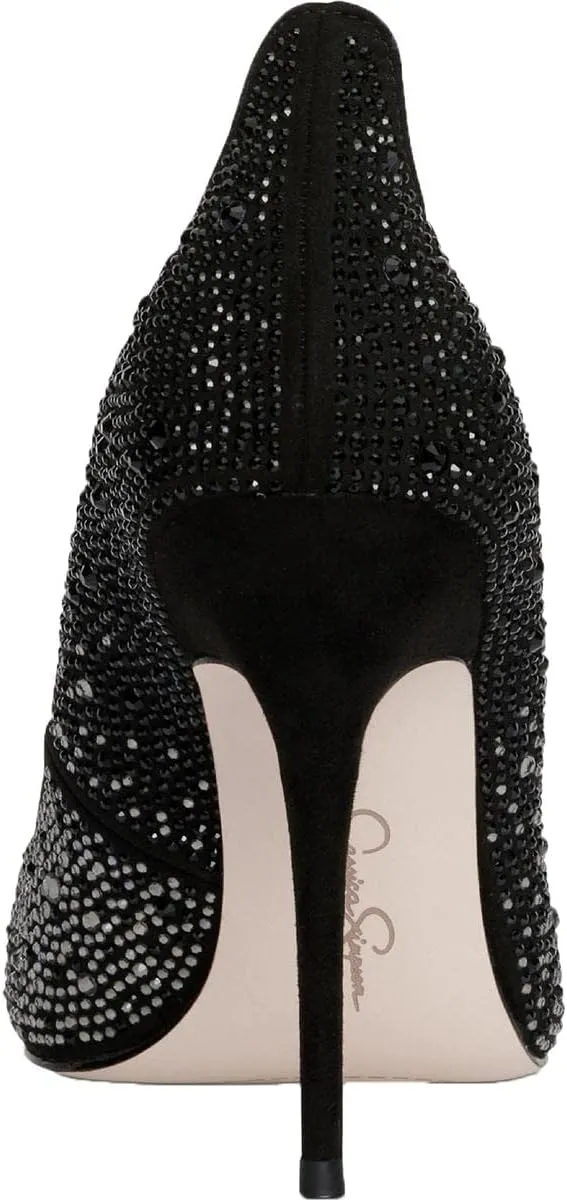 Jessica Simpson Womens Wayva Rhinestone Heels