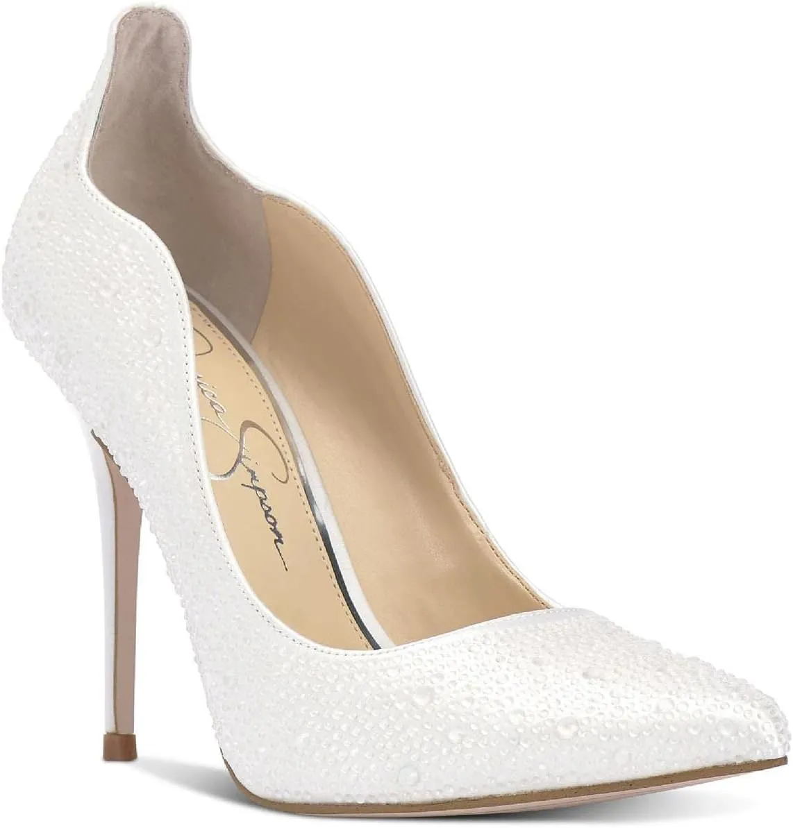 Jessica Simpson Womens Wayva Rhinestone Heels