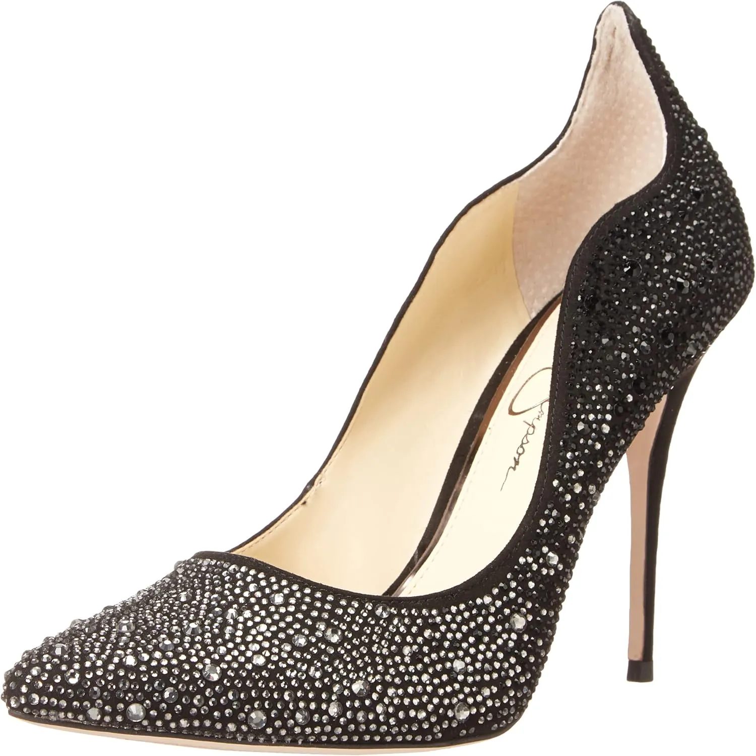 Jessica Simpson Womens Wayva Rhinestone Heels