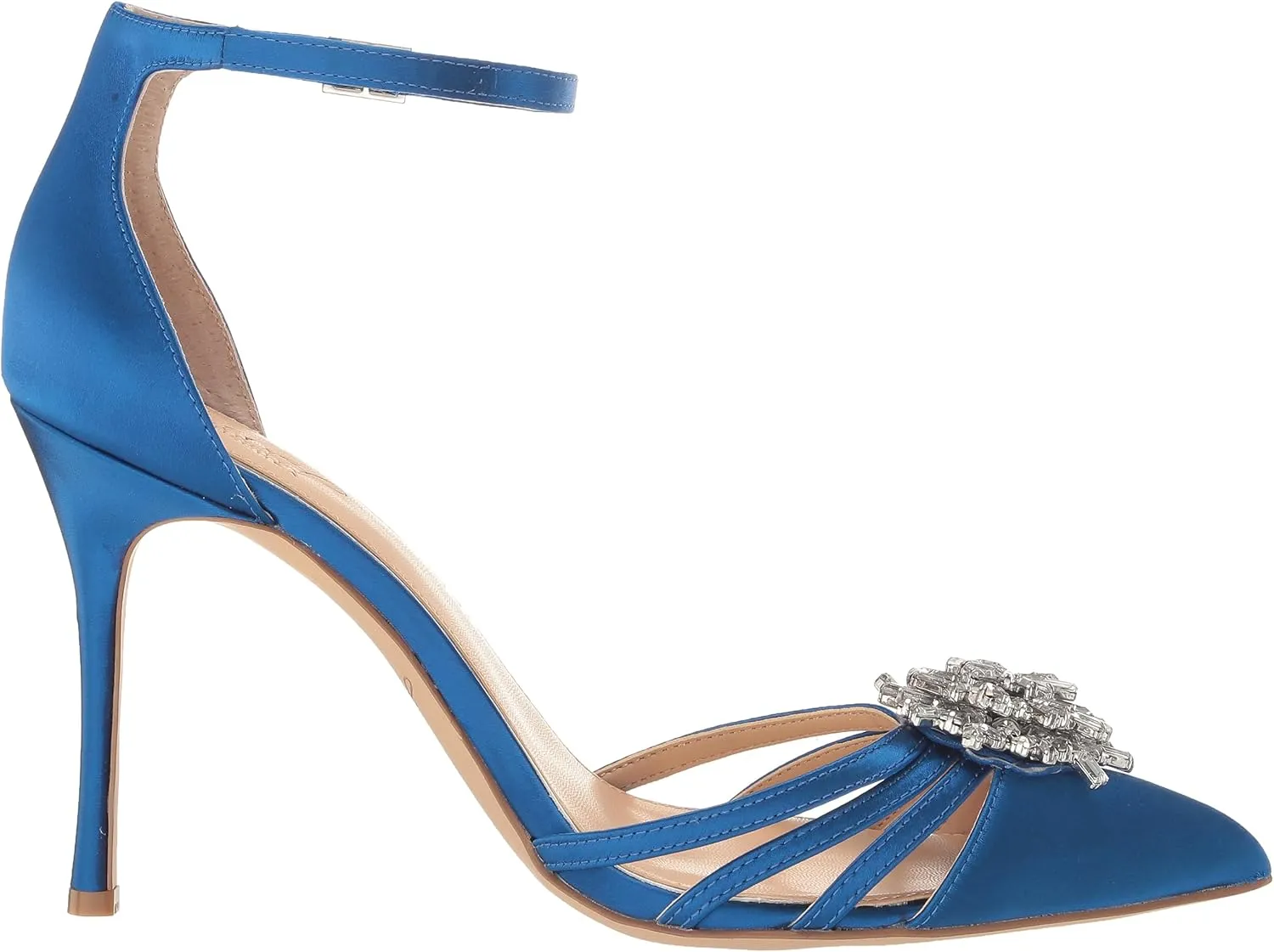Jewel Badgley Mischka Violette Crystal Pointed Stiletto Heels