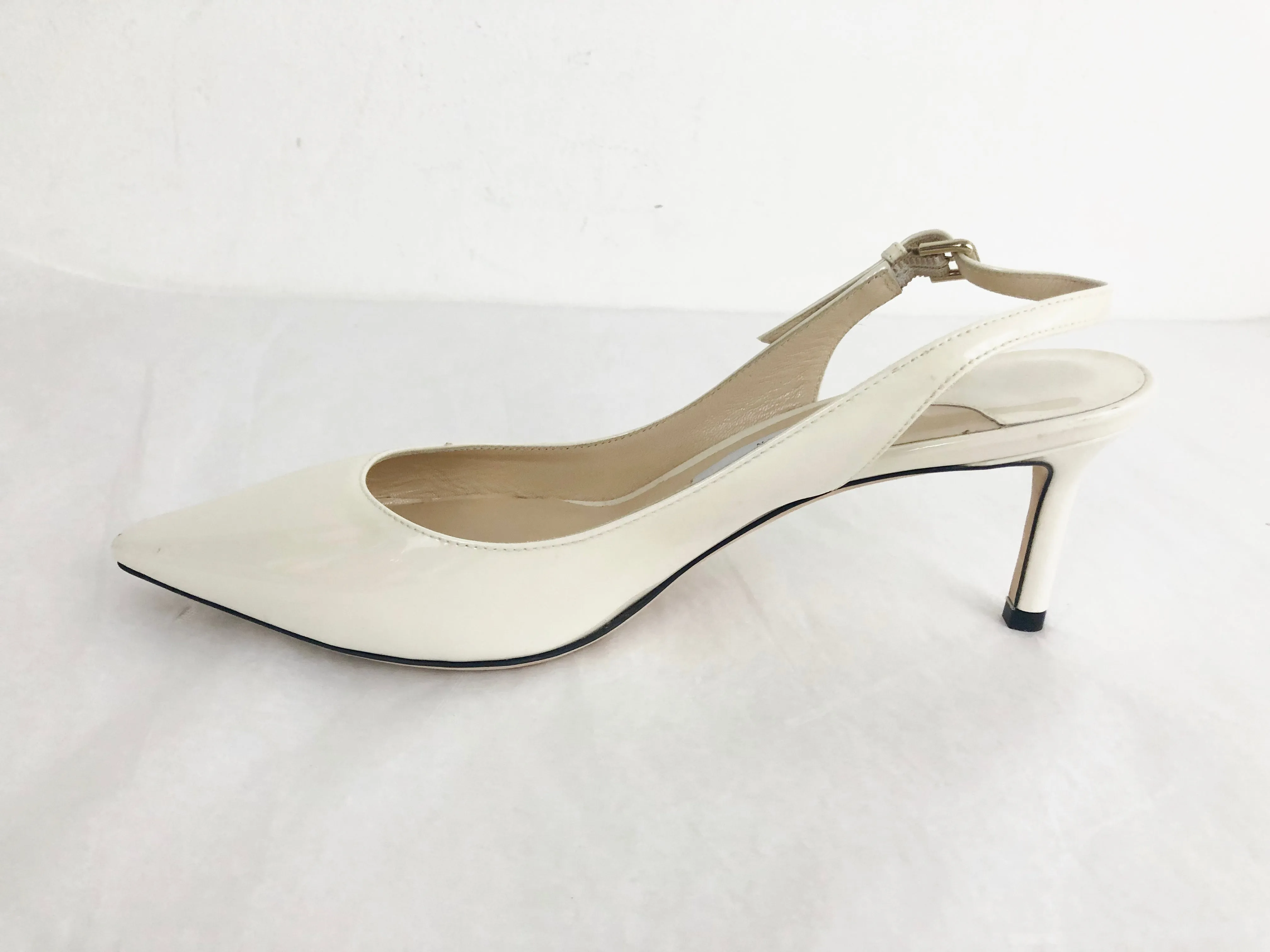Jimmy Choo Patent Leather Slingback Pump Size 7