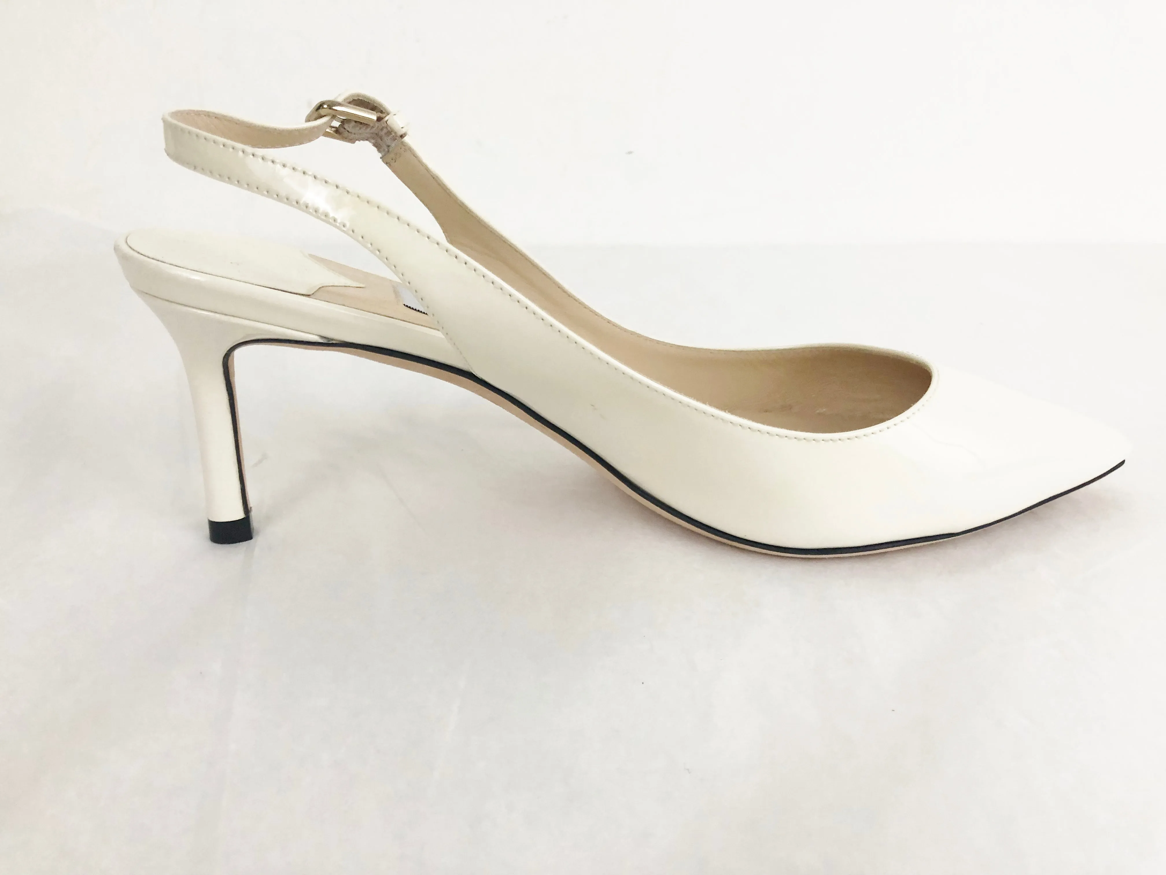 Jimmy Choo Patent Leather Slingback Pump Size 7