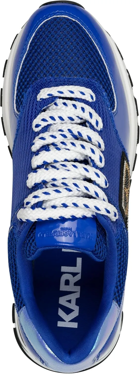 Karl Lagerfeld Paris Women's Cushioned Insole Everyday Mayu-Lace Up Sneaker