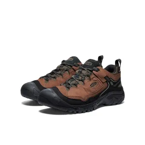 Keen Men's Targhee IV Waterproof Hiking Shoe - Bison/Black
