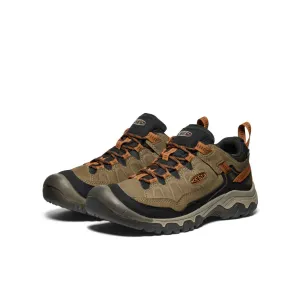 Keen Men's Targhee IV Waterproof Hiking Shoe - Sea Turtle/Roasted Pecan