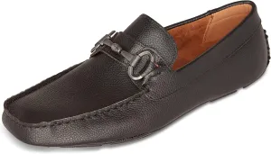 Kenneth Cole REACTION Men's Dawson Bit Driver Driving Style Loafer, Black, 9.5