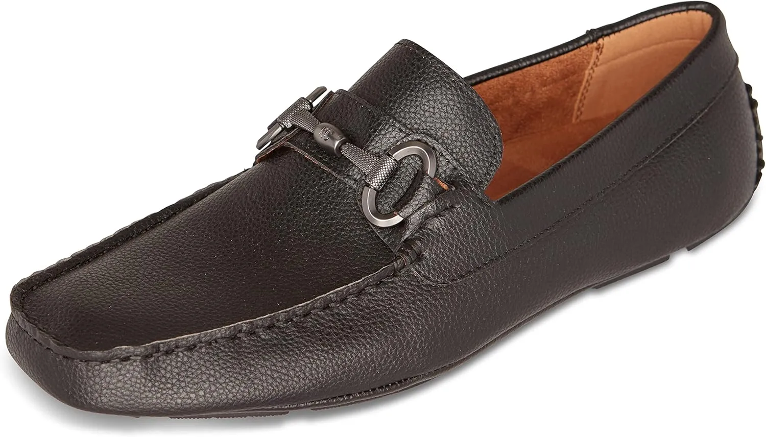 Kenneth Cole REACTION Men's Dawson Bit Driver Driving Style Loafer, Black, 9.5