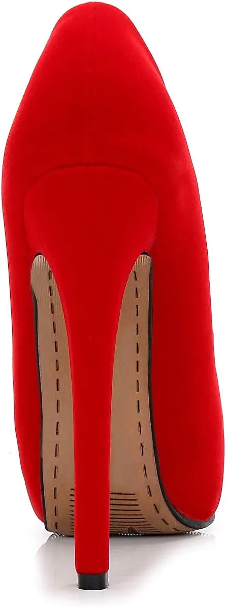 Ladies Golden Classic High-Heeled Platform Pump Dress Wedding Sexy Stiletto