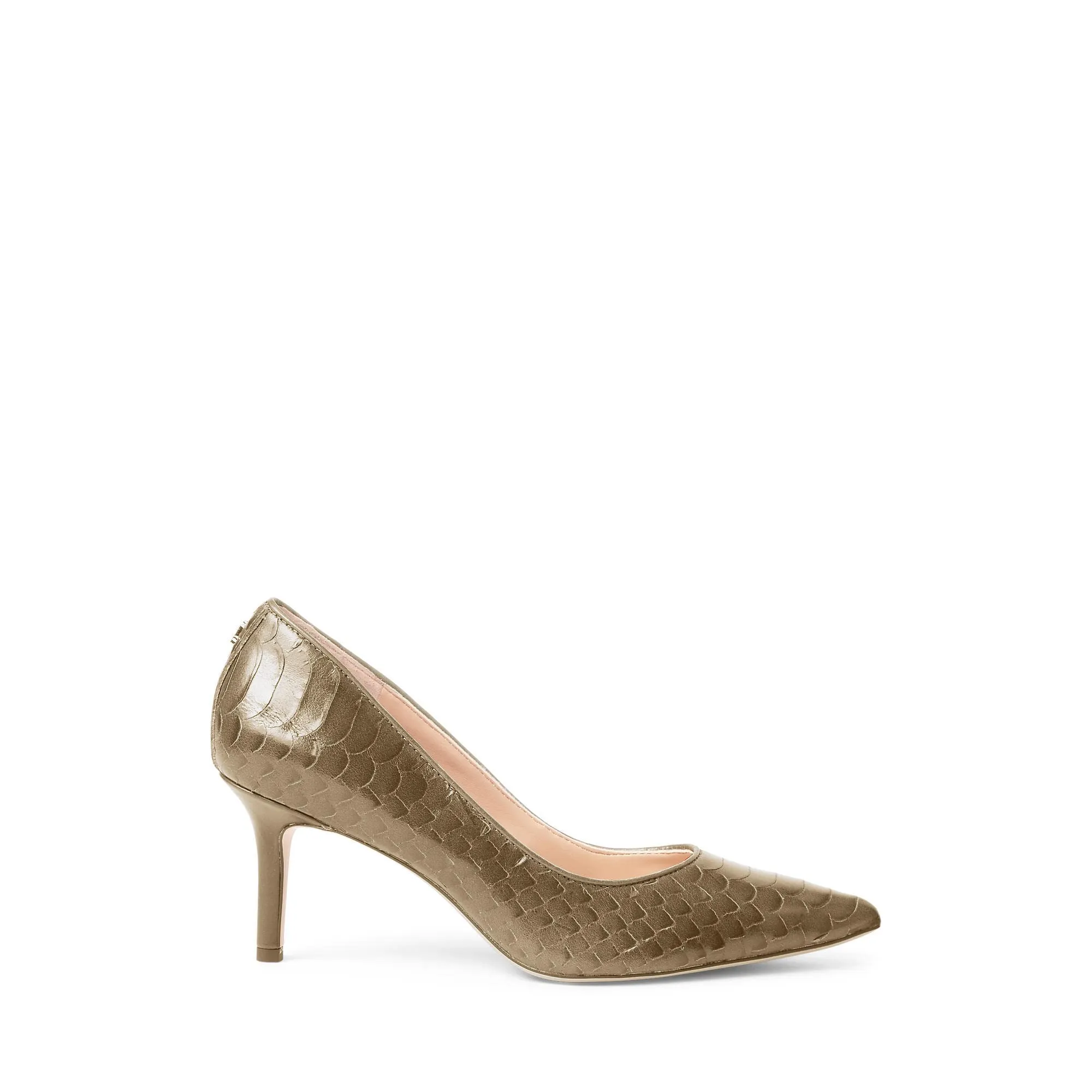 Lauren Ralph Lauren Lanette Pump Classic Olive 8 B (M)