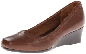 LifeStride Women's Groovy Wedge Pump, darktan, 8.5 M US